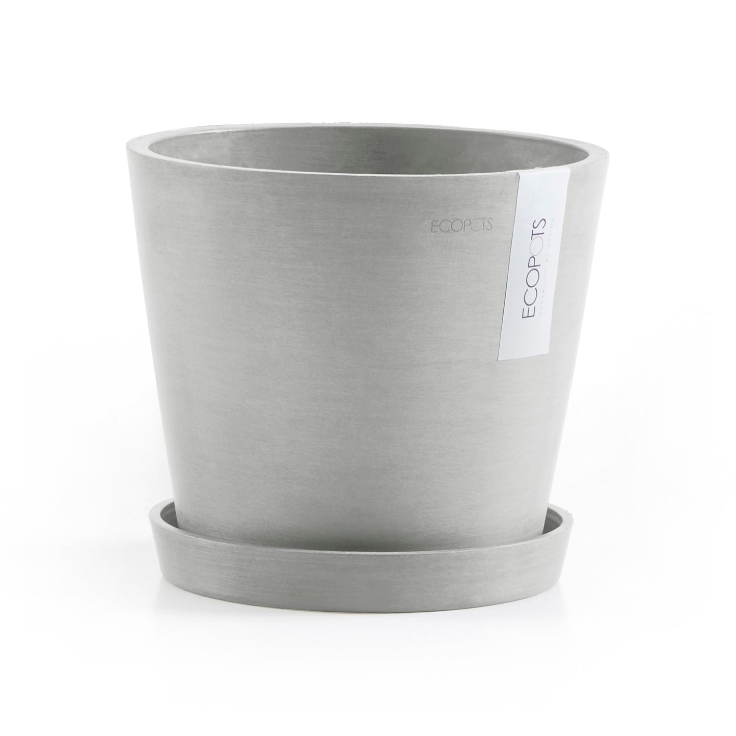 Ecopots Amsterdam White Grey