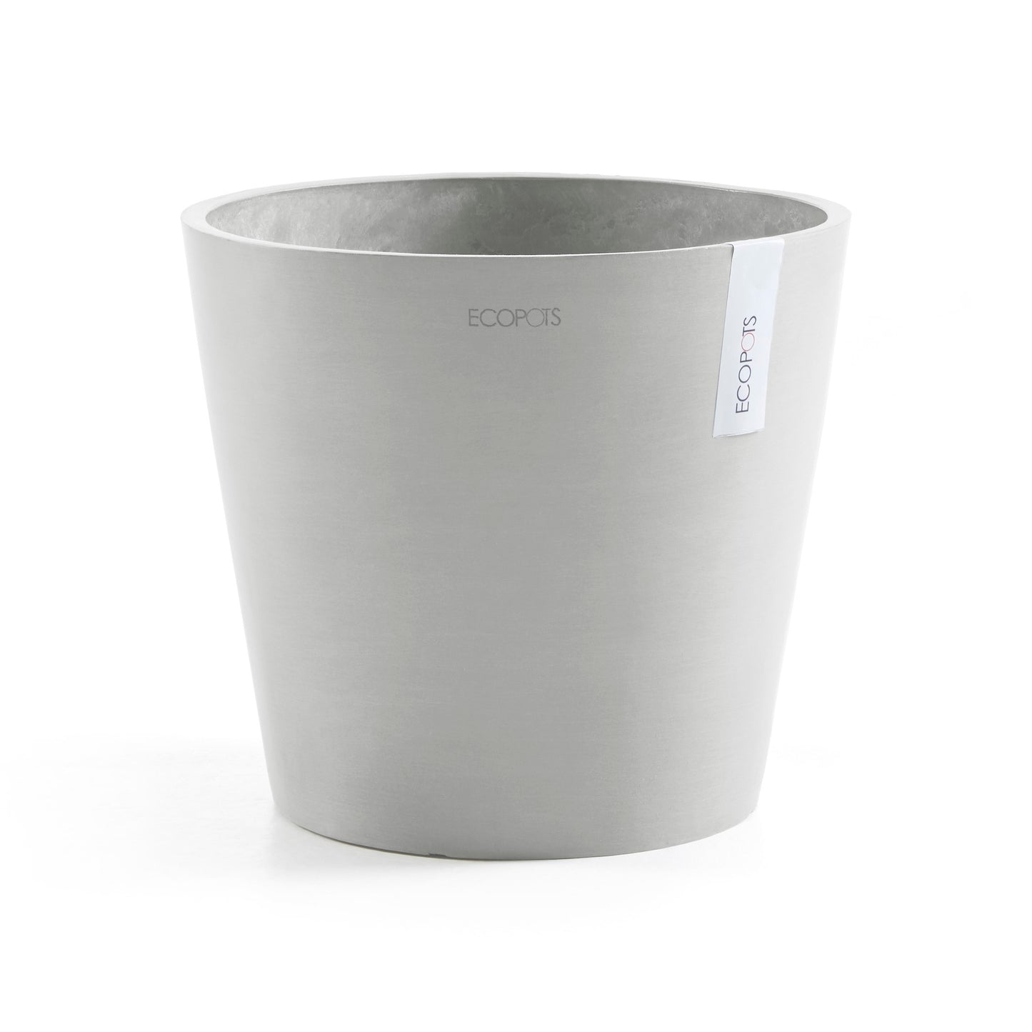 Ecopots Amsterdam White Grey