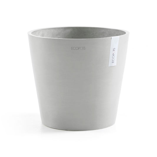 Ecopots Amsterdam White Grey