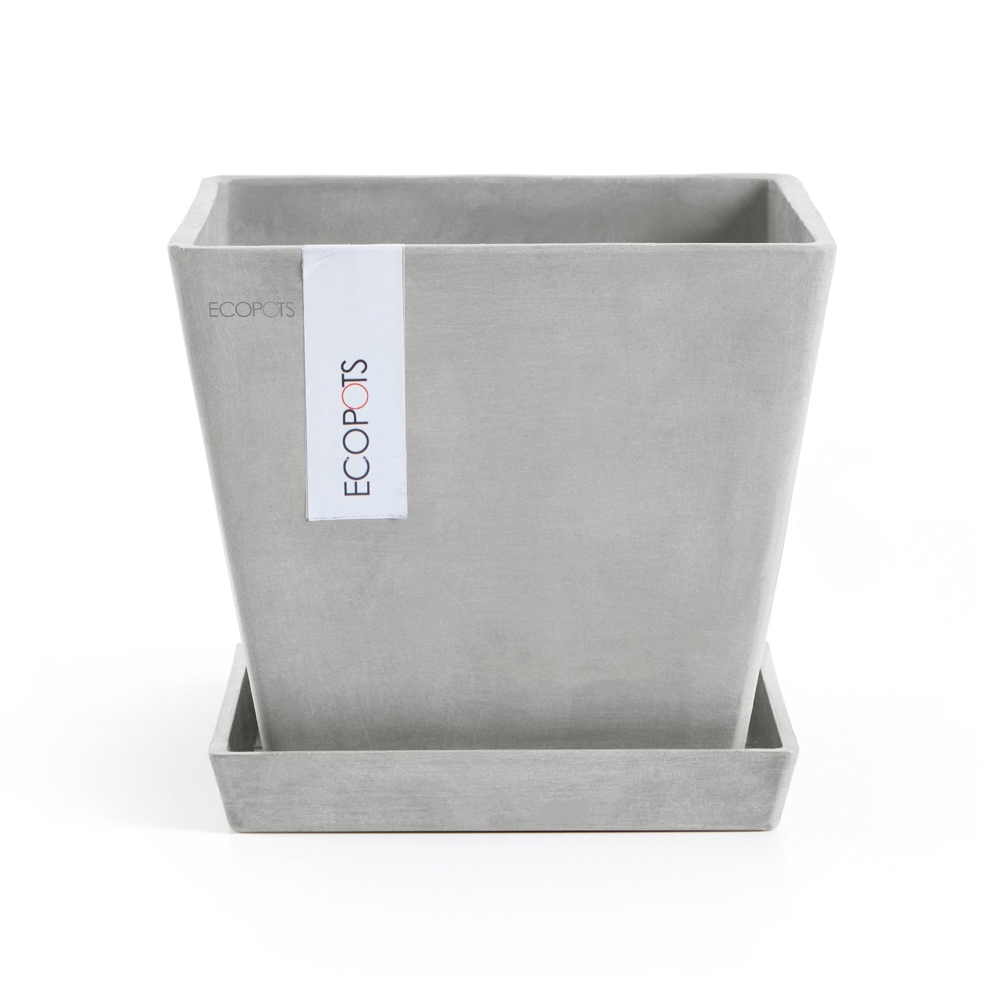 Ecopots Rotterdam White Grey